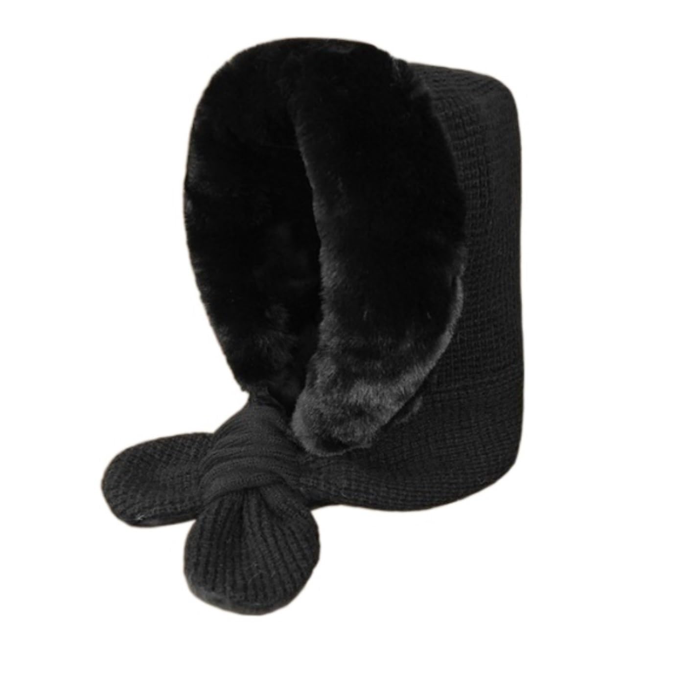 Czapka Zimowa Ekologiczna Czapka Z Dzianiny Winter Warm Women Hat Gruba Śliczna Nausznikami Szalik Ciepła Czapka Zimowa