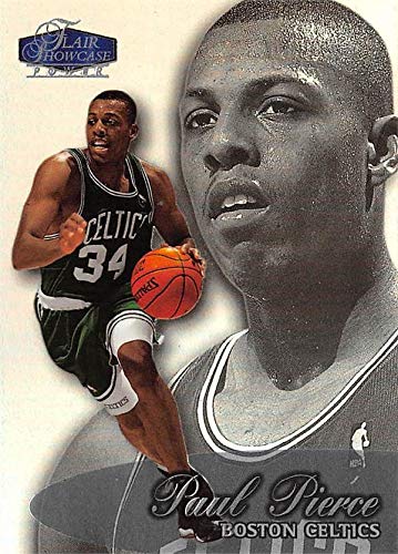 Paul Pierce basketball card (Boston Celtics) 1998 Fleer Flair Showcase Power #329