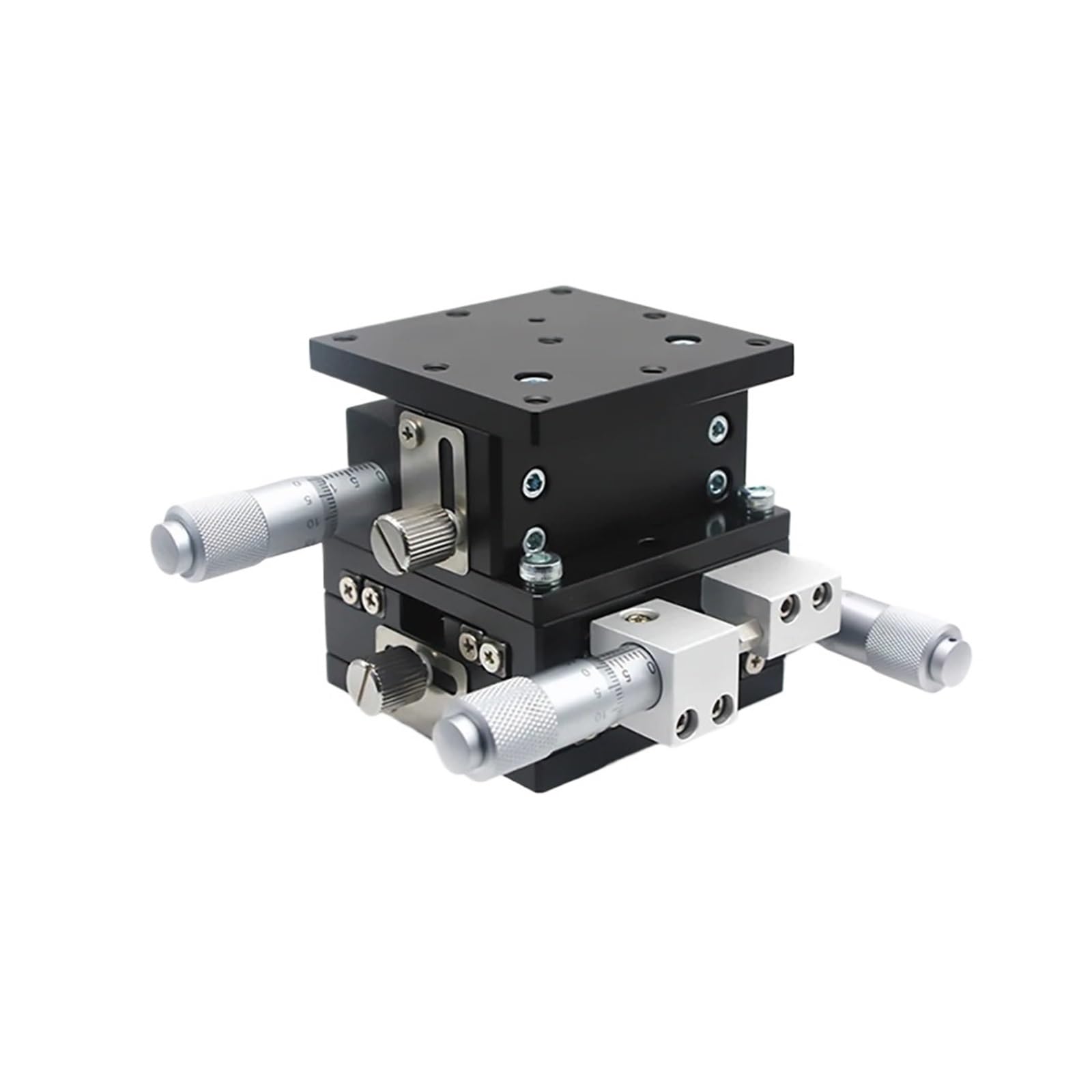 WNVXJGNSO Sliding Table XYZ Axis Sliding Table LD60-LM/LD60-CM/LD60-RM 60x60mm Slide Table Manual Displacement Platform Linear Stage Slide Table(LD60-LM)