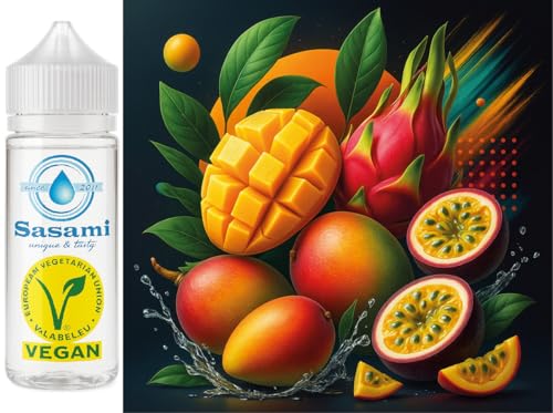 Aroma concentrado Mango Maracuyá Fruta del dragón Sasami de 100ml vegano