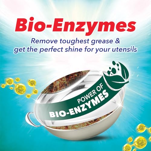 Image of Exo Anti-Bacterial Dishwash Bar 500gm | Power of Bio-Enzymes Removes Tough Grease | Complete Dishwashing Solution With Baking Soda for Grease Buster | Experience Hygienic & Superior Cleaning