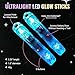 UltraPoi Ultralight LED Glow Stick (Pair (2)) - Customizable Rainbow Light Stick with Over 70 Brilliant Color Modes & Flashing Patterns - LED Concert Light Stick for Poi, Flow Arts, & Light Spinning
