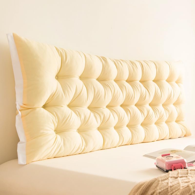 Bed Wedge Pillow Full/King/Queen/Single Size - Large Backrest Lumbar Support Cushion For Reading & Sofa - Headboard Pillow