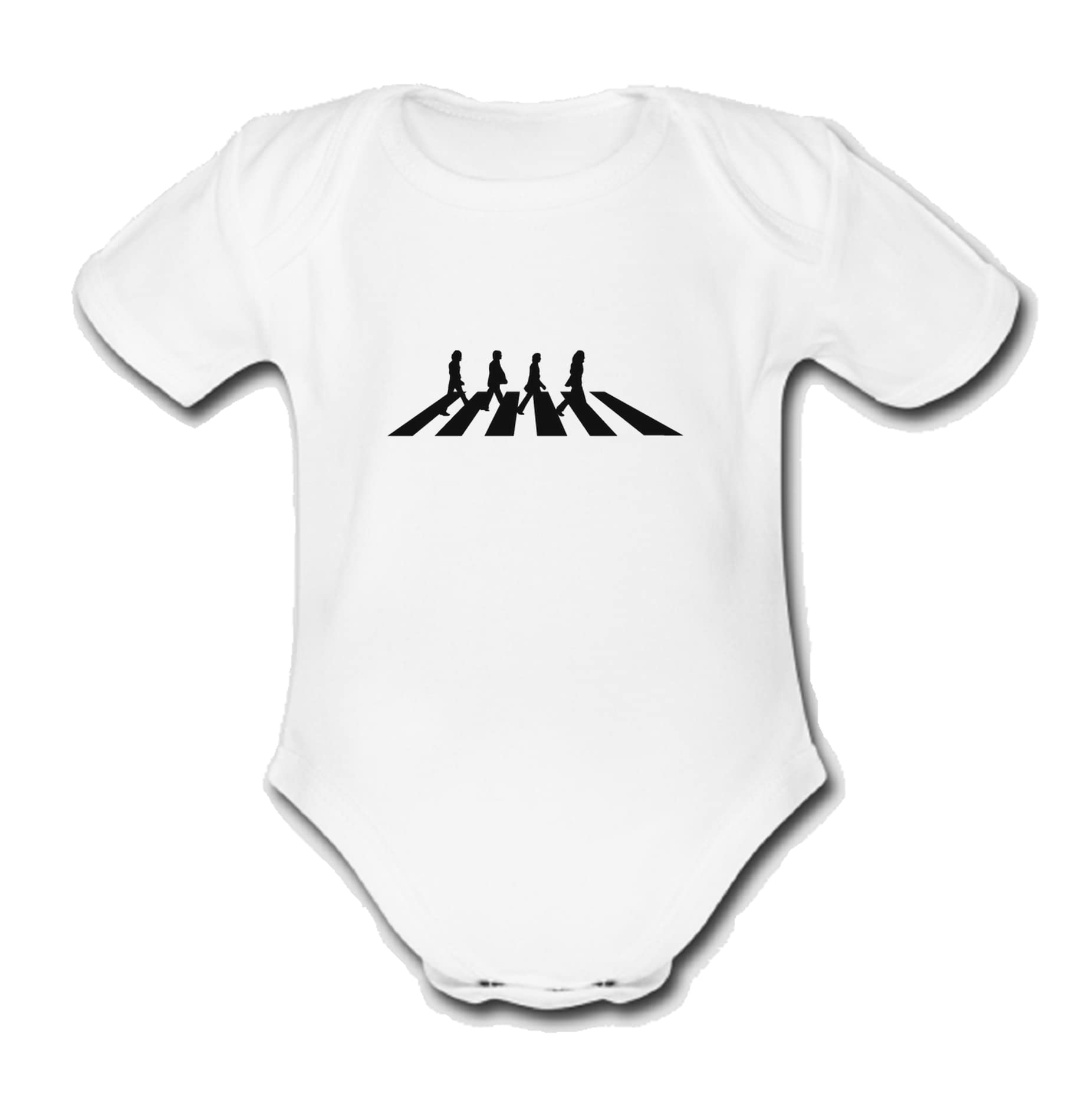 PsychobabyABBEY ROAD WALKING Personalised Unique Baby Vest Baby Grow Babygrow Cute Novelty Boys Girls Unisex Funny