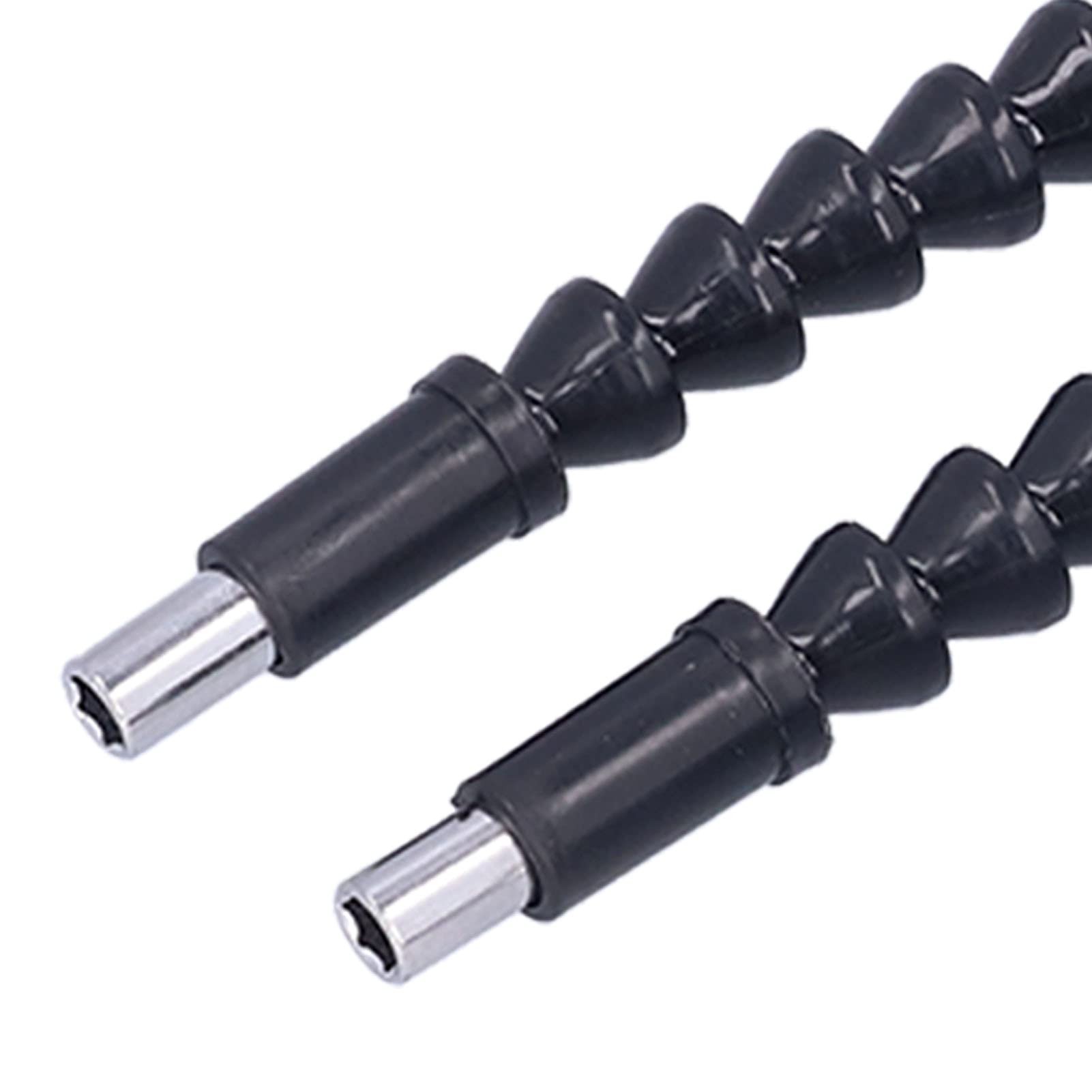 Bohrerverlängerung, flexible, rechtwinklige, biegbare Bohrer aus Edelstahl, hohe Kompatibilität für kleine Räume, Computergehäuse, Schaltschränke, rostfrei, seidenmatt, 300 mm