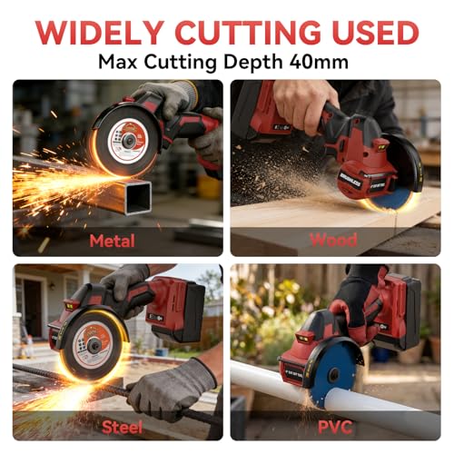 CAMXTOOL 4 Inch Cordless Cut Off Saw