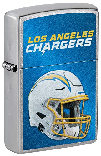 Zippo NFL Los Angeles Chargers Helmet Street Chrome Pocket Lighter -  Pro-Cut, ZIP-48436