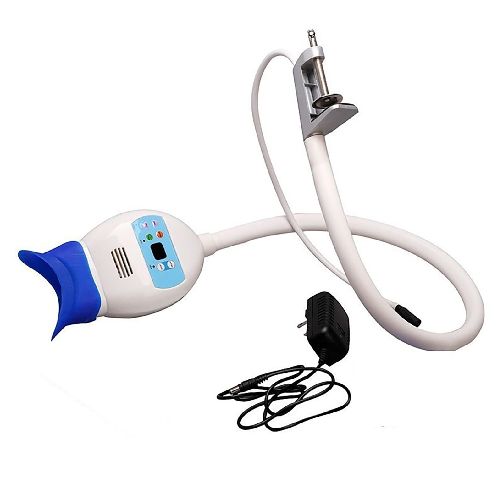 Dental Teeth Whitening LED Lamp Bleaching Blue Light Accelerator Cold Light Tooth Whitener Holding on Table