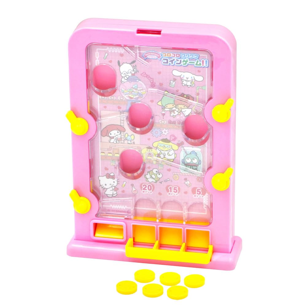 Amazon | 【 縁日 景品 玩具 セット 】サンリオキャラクターズ コロコロワクワクコインゲーム！！ 景品玩具 ゲーム コイン パチンコ  かわいい 女の子 誕生日プレゼント 景品 おもちゃ お祭り 夏祭り 縁日 問屋 子供 子供会 自治会 祭 幼稚園 イベント ギフト 【  Festival ...