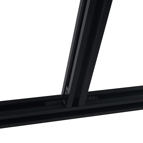 Miniatura 4 de ANWOKIT 4 piezas de 11.811in 2020 perfil de extrusión de aluminio tipo V extrusión de aluminio estándar europeo anodizado con accesorios para