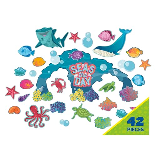 Tableau d'affichage enseignant Eureka Seas The Day 847844 kit multicolore - 3