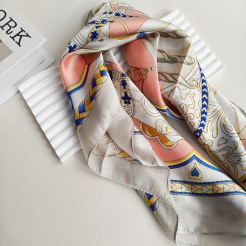 Elegant Vintage Silk pashmina shawls – Versatile,Stylish Square pashmina shawls,Headscarf,Neckwear,Fashion 454