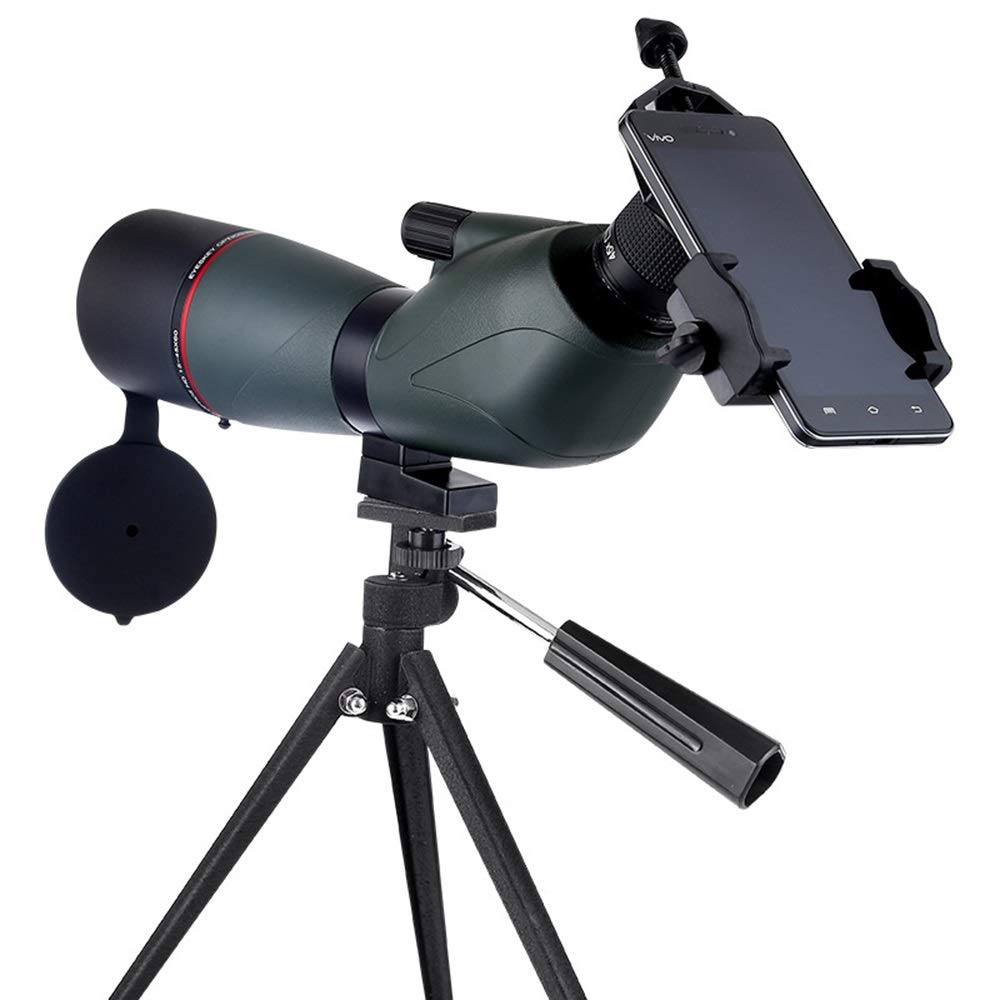 15-45X60 High Magnification HD Bird Watching Viewing Target Mirror Zoom Monocular TelescopeLow Light Night Vision Can Be Connected to Mobile Phone SLR with Tripod