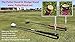 HD Products Golf Chipper and Putter Prop Stands – Hinged Putter Stand Cap Keeps Golf Club Shafts Off Ground – Putter Holder (Oval)