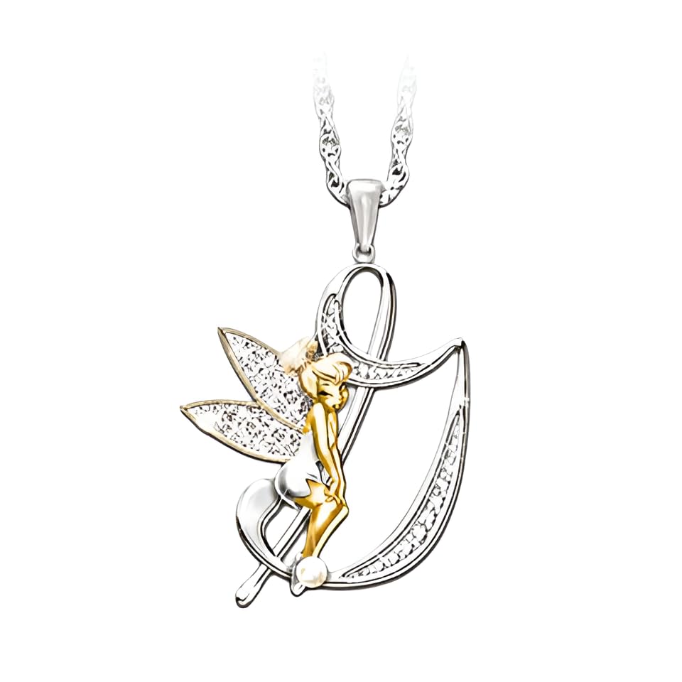 Collier fée clochette personnalisé en argent : le cadeau idéal pour elle