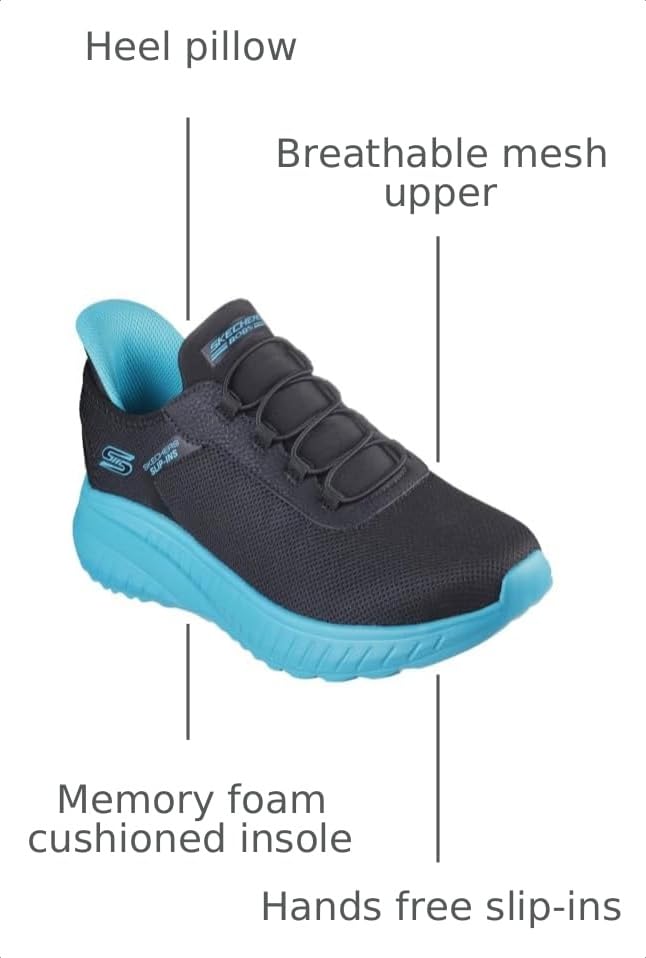 Image of Skechers Men's Hands Free Slip-Ins Bobs Squad Chaos - Tough Walk