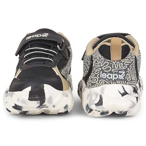 Image of Liberty Leap7x Denial-2 Sports Non Lacing Walking Shoes for Kids with EVA Sole | Suitable for Running and Jogging | Comfortable Outsole | Lightweight Durable and Cushioned Footbed