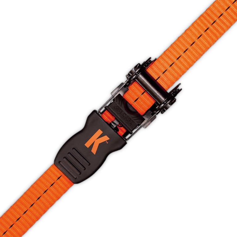 Kargo™ 2-Pack 4M Light Duty Ratchet Straps - 500kg Load Capacity Each, 25mm Webbing, Rubber-Coated Hooks, EN12195-2 Compliant - Image 2