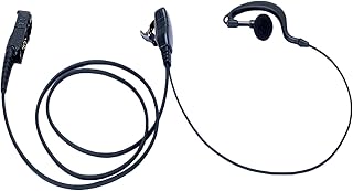 XPR 3500e XPR 3300e Walkie Talkie Earpiece XPR3500 XPR3000 XPR3300 Compatible with Motorola XPR 3300 3500 3300e 3500e Two Way Radio Headset with Mic PTT G Shape Surveillance Headphone