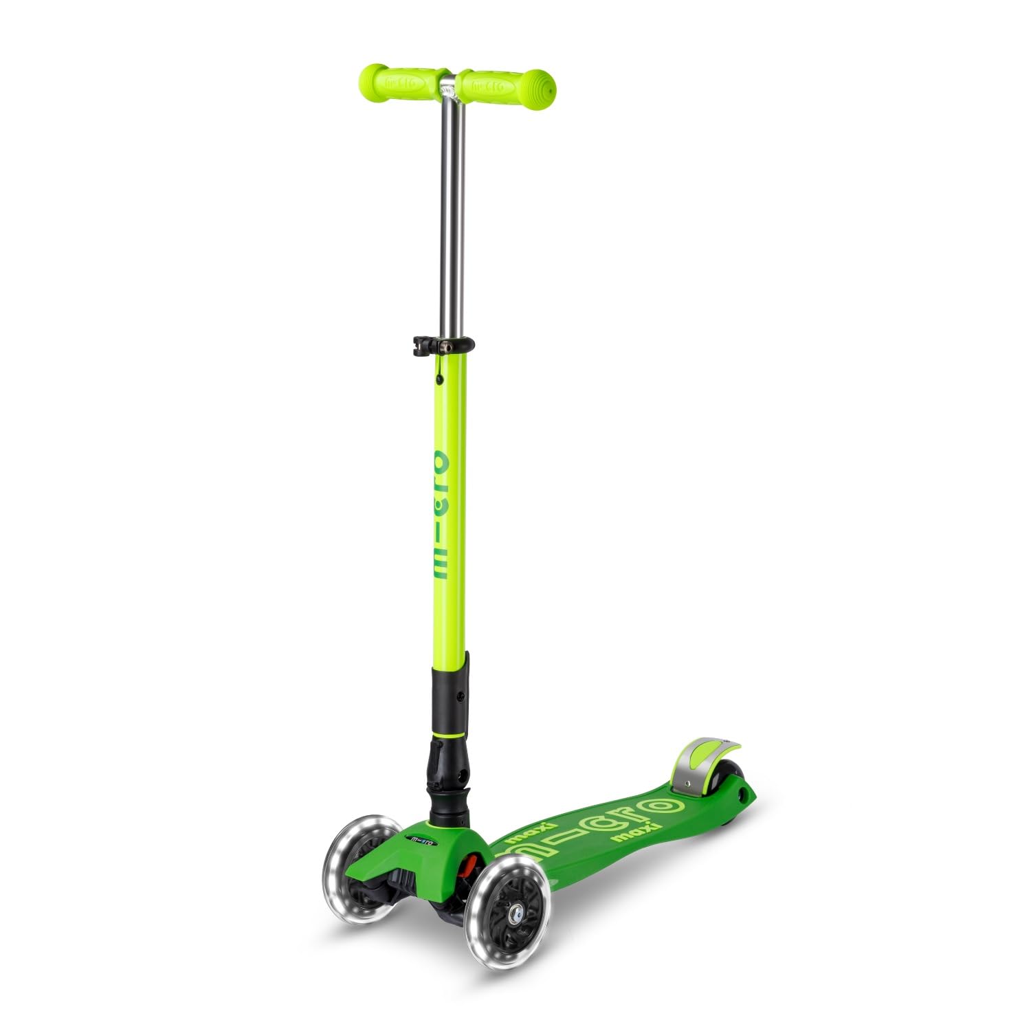 Micro Kickboard | Maxi Foldable LED Kids Scooter for Ages 5-12 | Children
