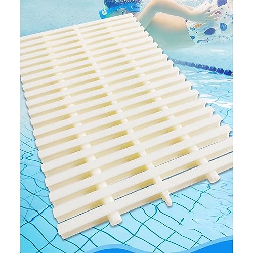 Canaleta desagüe Rejilla El drenaje de la piscina, ABS sistema de canalización de drenaje de plástico duradero, Grilla de filtro de drenaje de salida antideslizante de la piscina Piscina / vestuario (