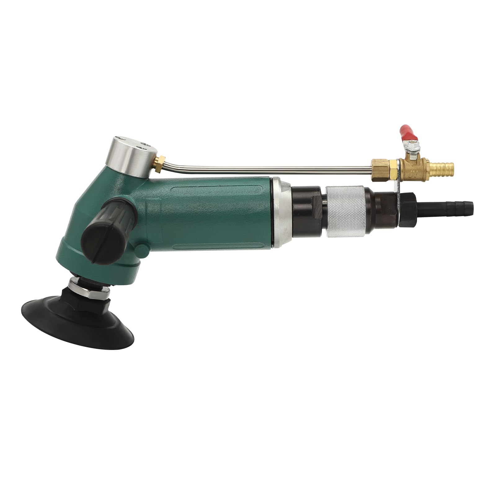 4-Inch Pneumatic Shaped Sander, Water Wet Air Sander Concrete Polishing Grinder, 12,000 rpm, 700W
