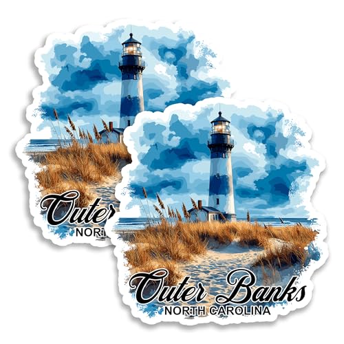 Imanes decorativos de viaje Outer Banks North Carolina 2 unidades