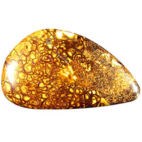 Opale de Koroit 10.30 ct, pierre précieuse d'exception multicolore 25x15mm