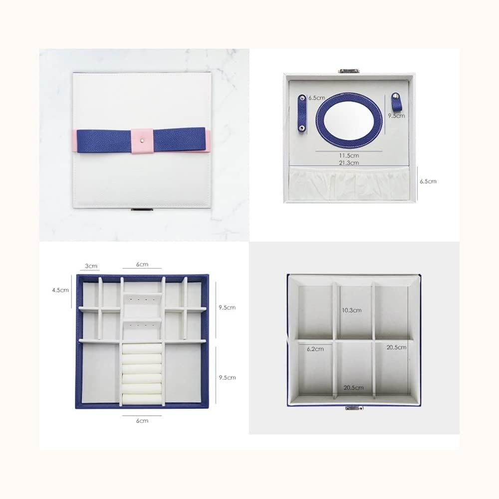 Mini walizka podróżna na biżuterię, mały podróżny organizer na biżuterię, przenośne pudełko na biżuterię Mini podróżny organizer do przechowywania Przenośne pudełko do przechowywania wystaw na