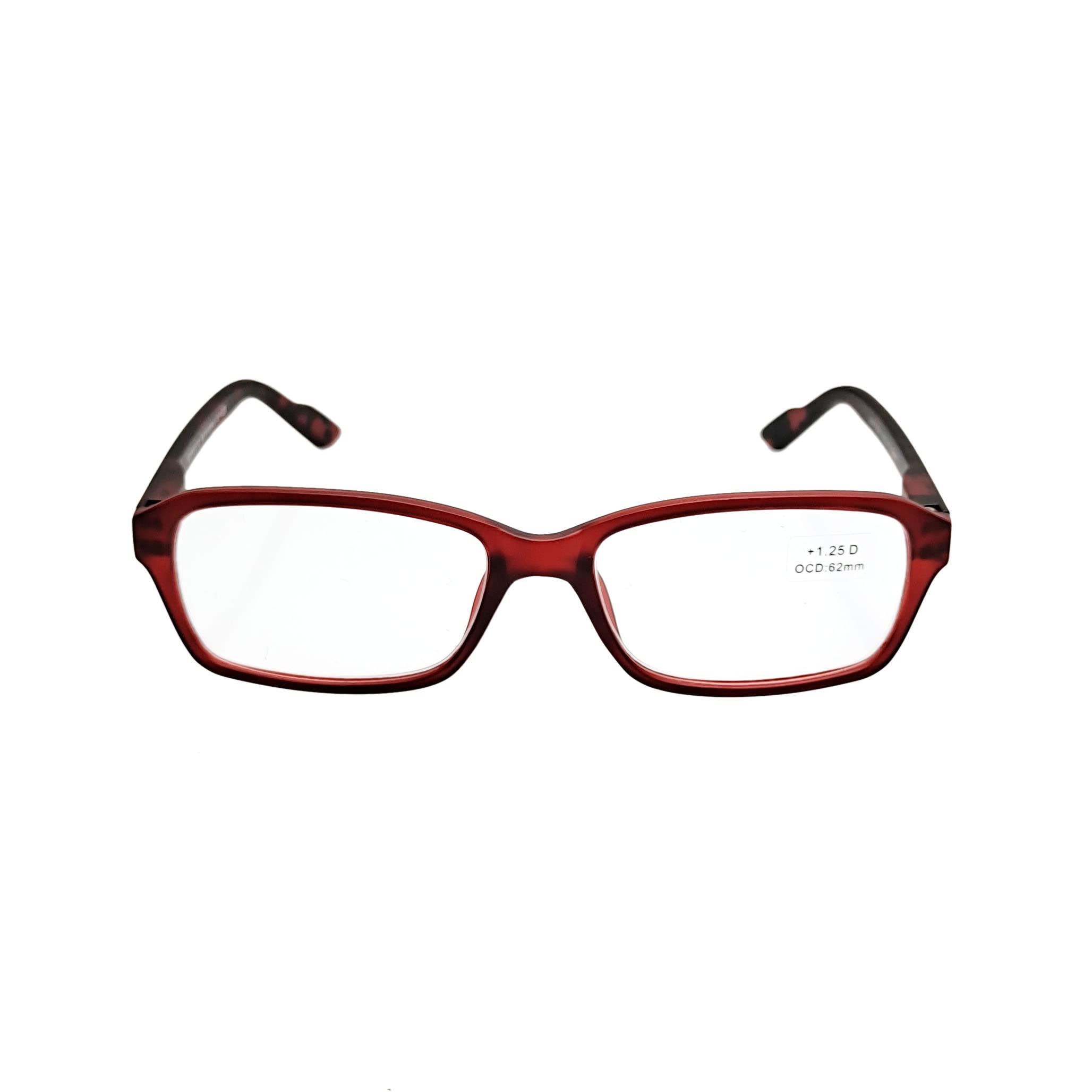 ESPERTO READERS Martina Reading Glasses β Ultra Light Weight For Men & Women POWER +1.00 to +3.00 (+1.25, RED) 4