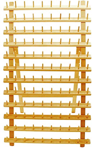 Set Premium de 140 conos de hilo de bordar para máquina de poliéster con rack, backing y bobina miniatura 5