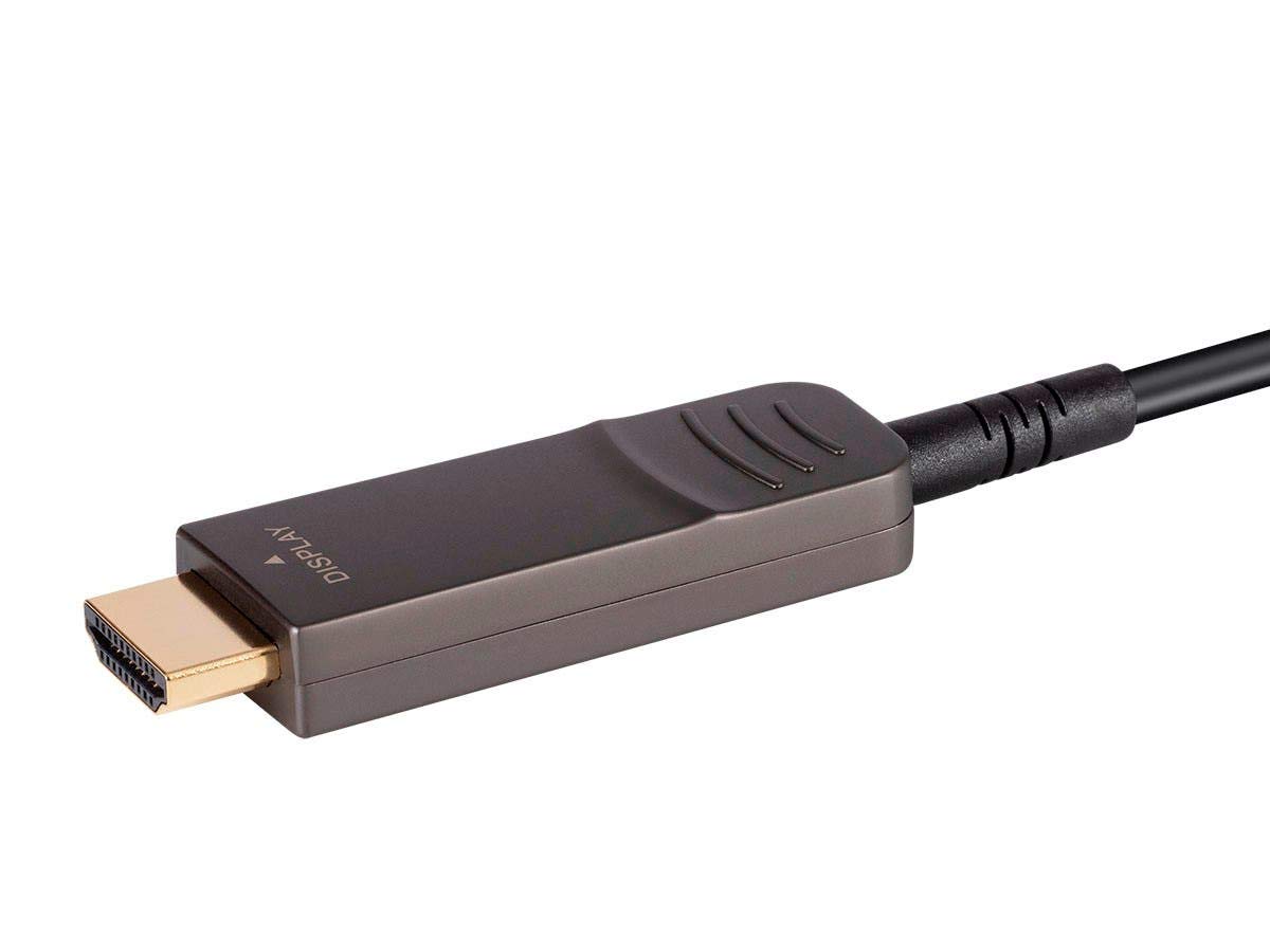 Monoprice USB 3.1 Type-C to Type-C Video-Only Cable - 4K@60Hz, Fiber Optic, AOC, 30 Feet, Black - SlimRun AV Series