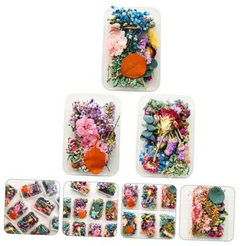 Kit para hacer velas con flores secas Alipis 3 cajas miniatura 4