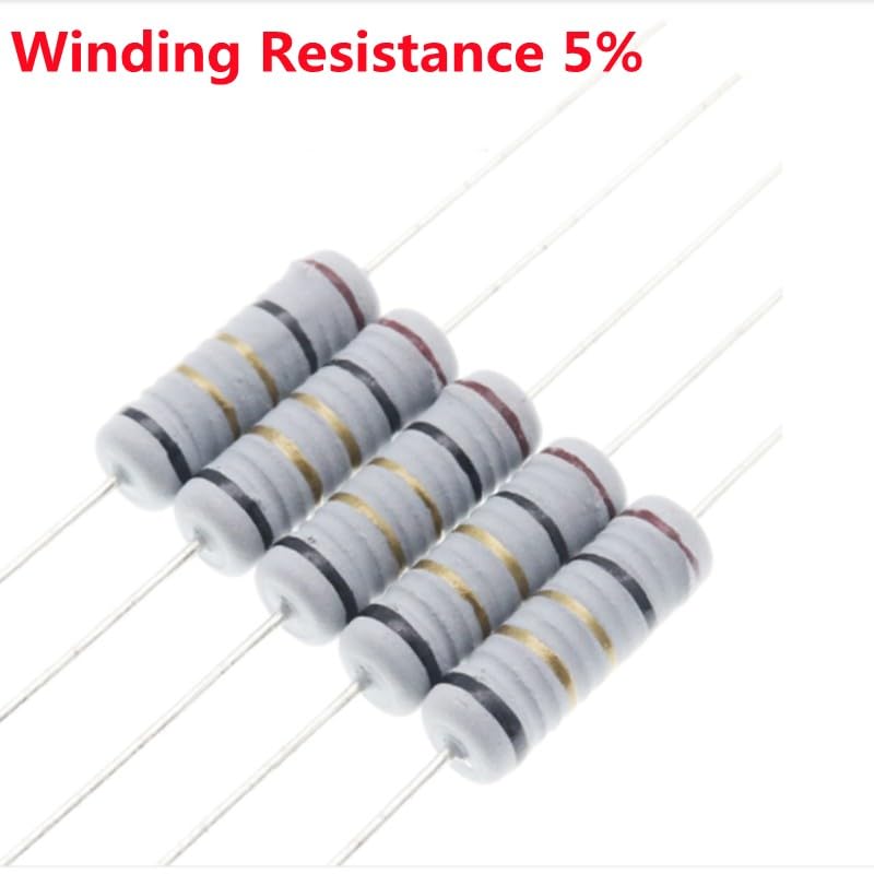 5% Wire Fuse Wirewound Resistor,1W 0.47 Ohm 50PCS