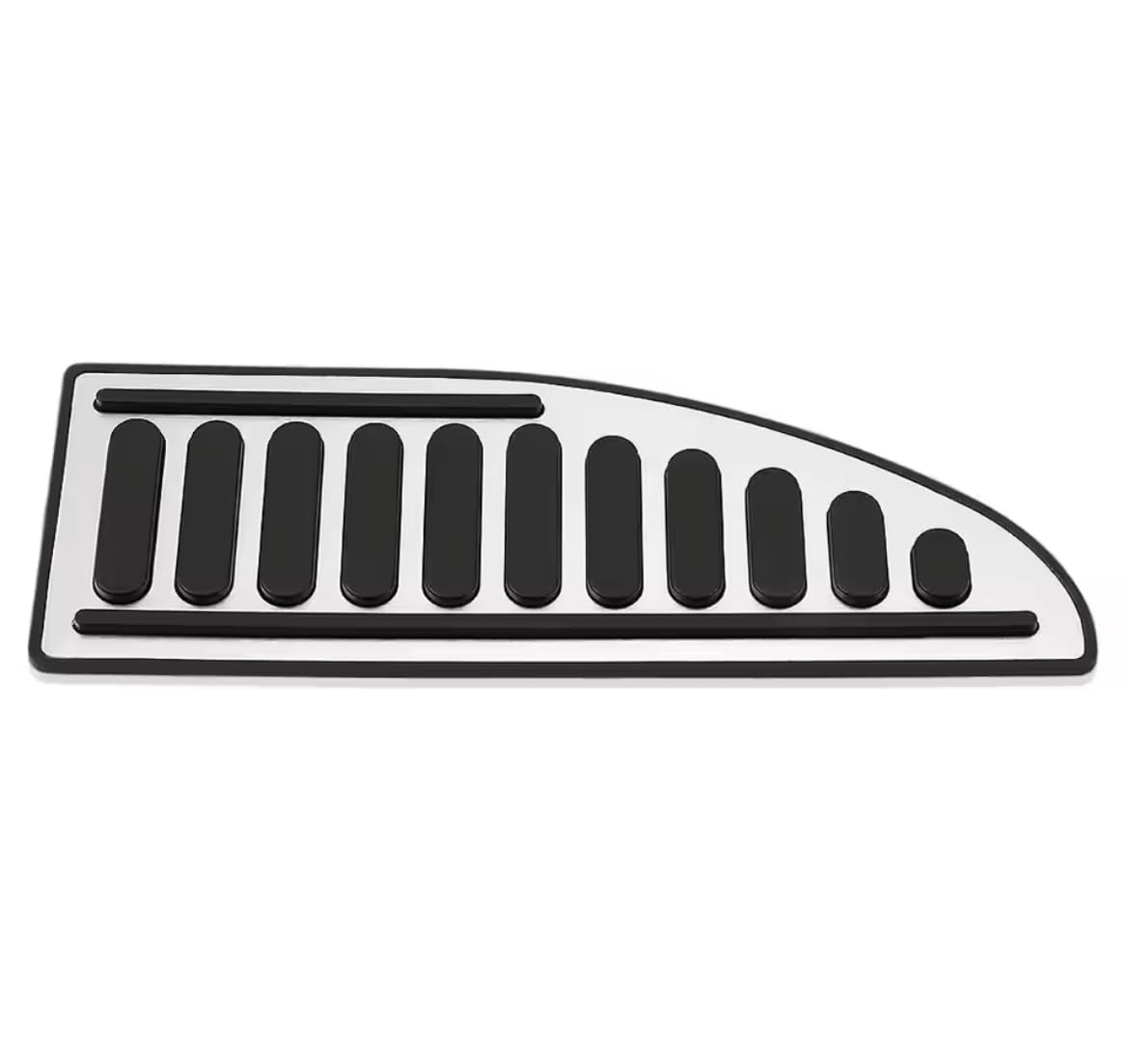 Repose pied alu sport pour Pédalier ALU D-F- sport pour pédale automatique ou manuelle repose-pied en acier inoxydable antidérapant alu compatible avec d'autres véhicules (Vérifiez la taille)