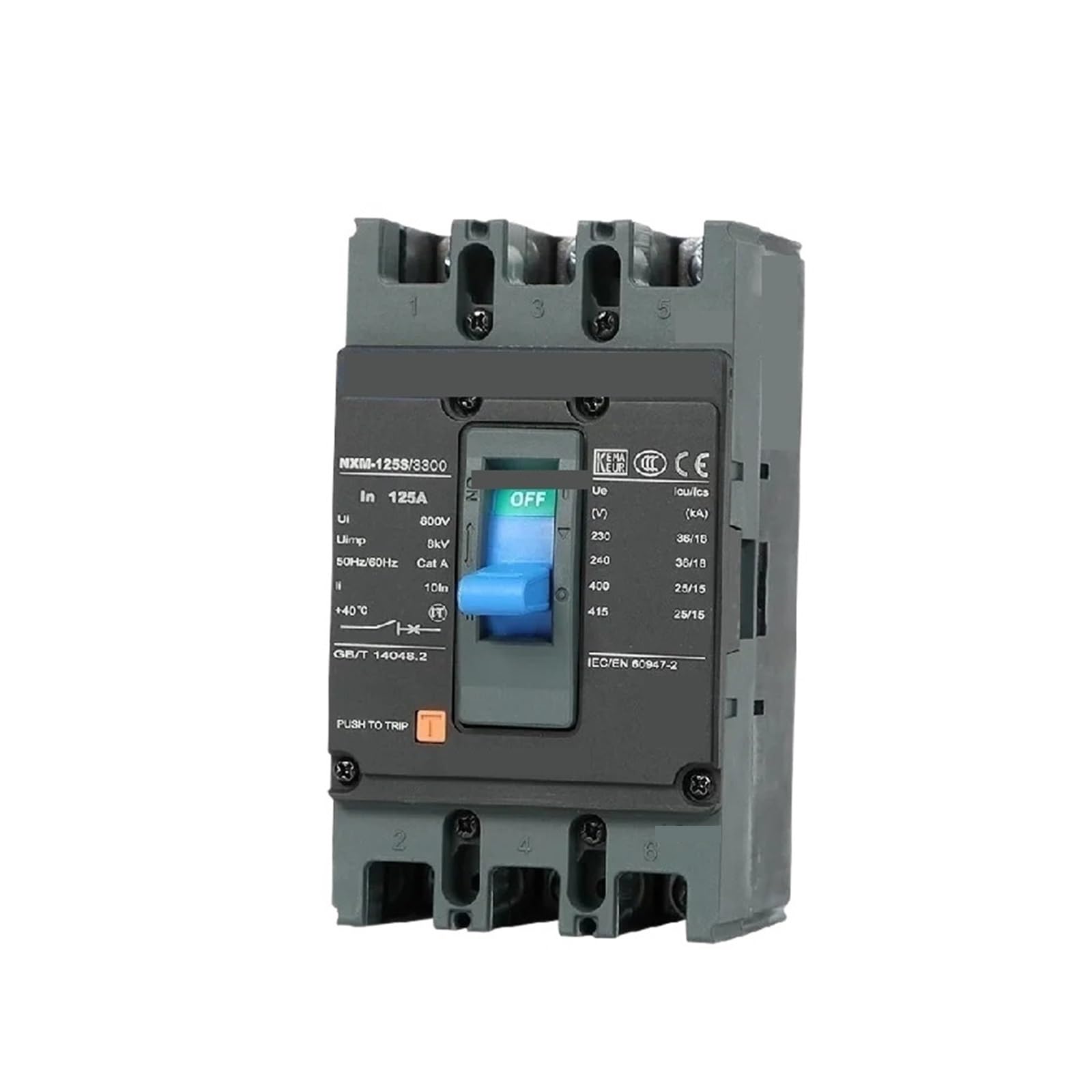 Disjoncteur boîtier moulé NSX100F 100A 160A pour armoire électrique industrielle