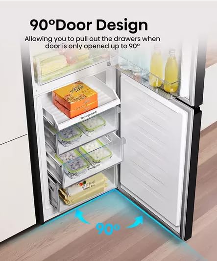 Hisense RB327N4WBE 256 Litre 50/50 Freestanding Frost Free Fridge Freezer with Water Dispenser - E Rating - Image 4
