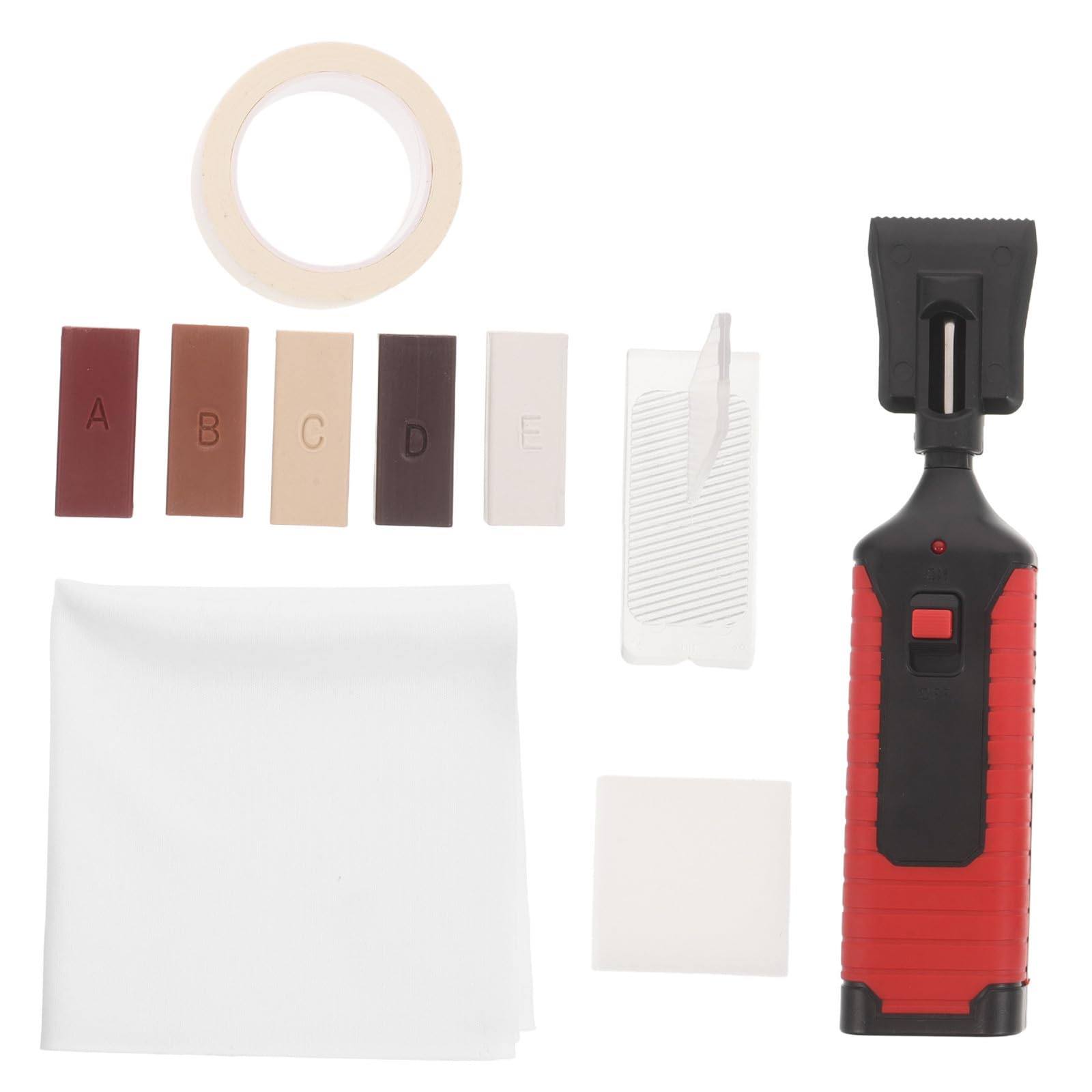 Alasum Kit de Reparación para Eliminar Arañazos con Herramientas de Forma Fácil y Rápida y Restaurar el Acabado Natural del Parquet para Suelos de Madera