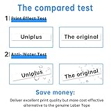 UniPlus 3X Compatible Brother Tze Label Tape Replacement for Ptouch TZe-231 TZe231 Tzc231 TZe TZ 12mm Laminated Black on White Label Maker Tape Cassette for PT-H105 H107 H100R H110 1000 1005 1010 - Image 8