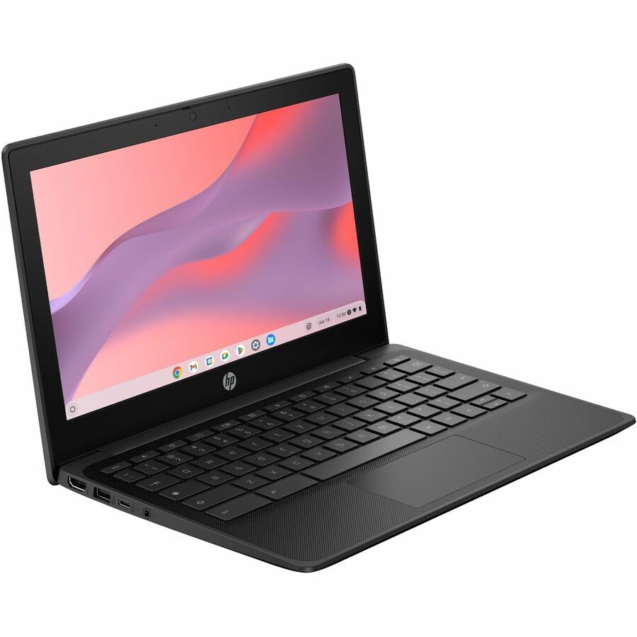 Image of HP Fortis G1m 11.6 inch HD 1366 x 768 Touchscreen Chromebook ARM Cortex A76 /A55 8GB RAM 64GB eMMC ARM Mali G52 MP2 Jack Black - Cortex A76 /A55 - Mali G52 MP2 Graphics - 11.6 inch HD Display - 8GB LPDDR4x RAM