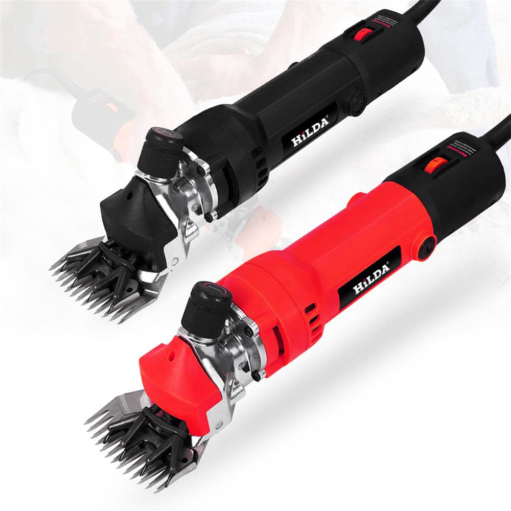 Cortadora de esquila de ovejas, Esquiladora eléctrica de ovejas y cabras, herramienta cortadora de tijeras de lana con caja, 680W, 220V, 6 velocidades