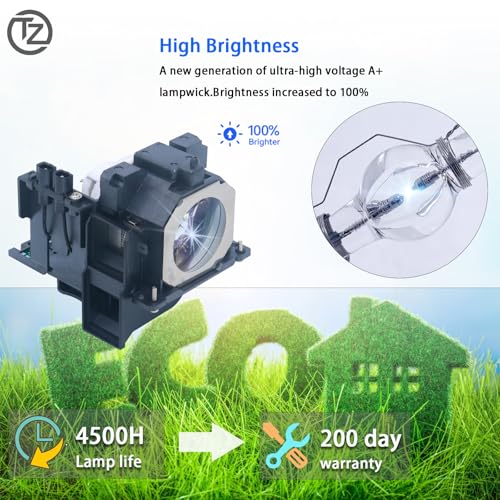 Image of OEM ET-LAE300 Premium Replacement Projector Lamp Bulb for Panasonic PT-EW540 PT-EZ580 PT-EW640 PT-EW730Z PT-EX800Z PT-EW730ZL PT-EX510 PT-EX610 PT-EZ770Z PT-EX800ZL PT-EZ770ZL with Housing