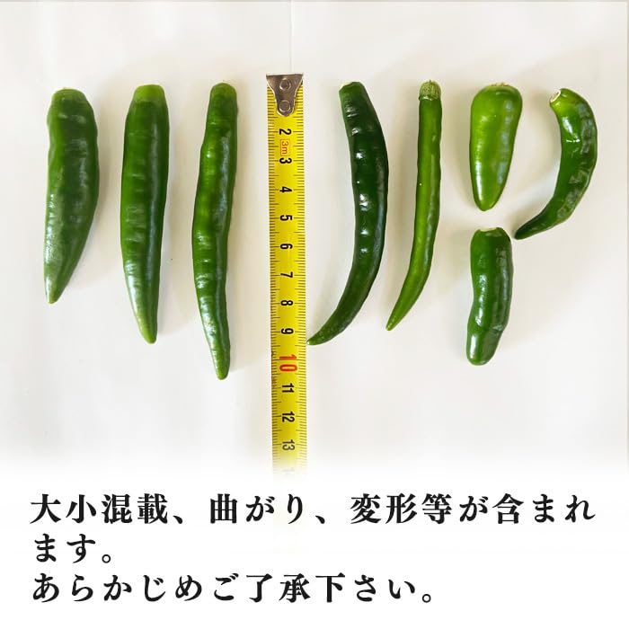 Amazon.co.jp: 国産 生 青唐辛子 10kg (1kg×10袋) 熊本県産 辛口 生青