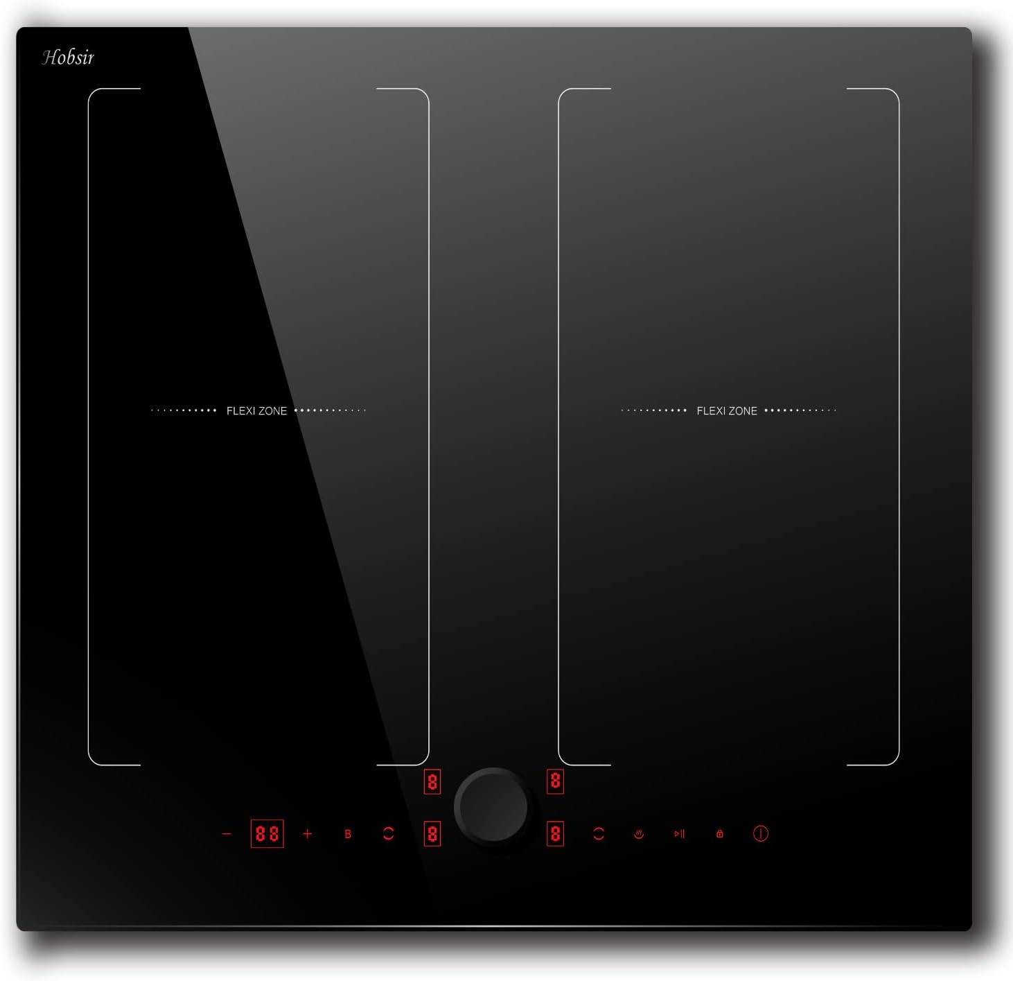 Induction Hob 4 Zones Electric Hob with Knob Control, Hobsir