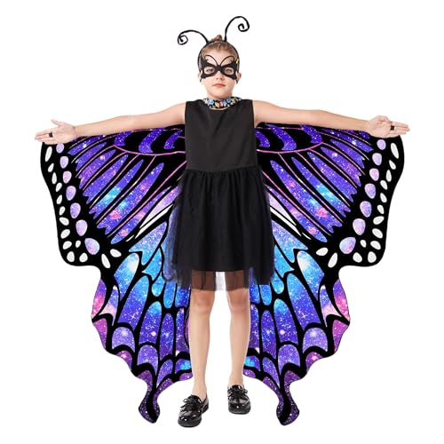 Disfraz de Mariposa Halloween para Niñas con Capa y Antena