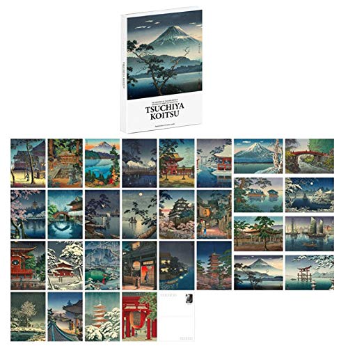 30 PCS 1 Set Cartoline Ukiyoe Paesaggio giapponese...
