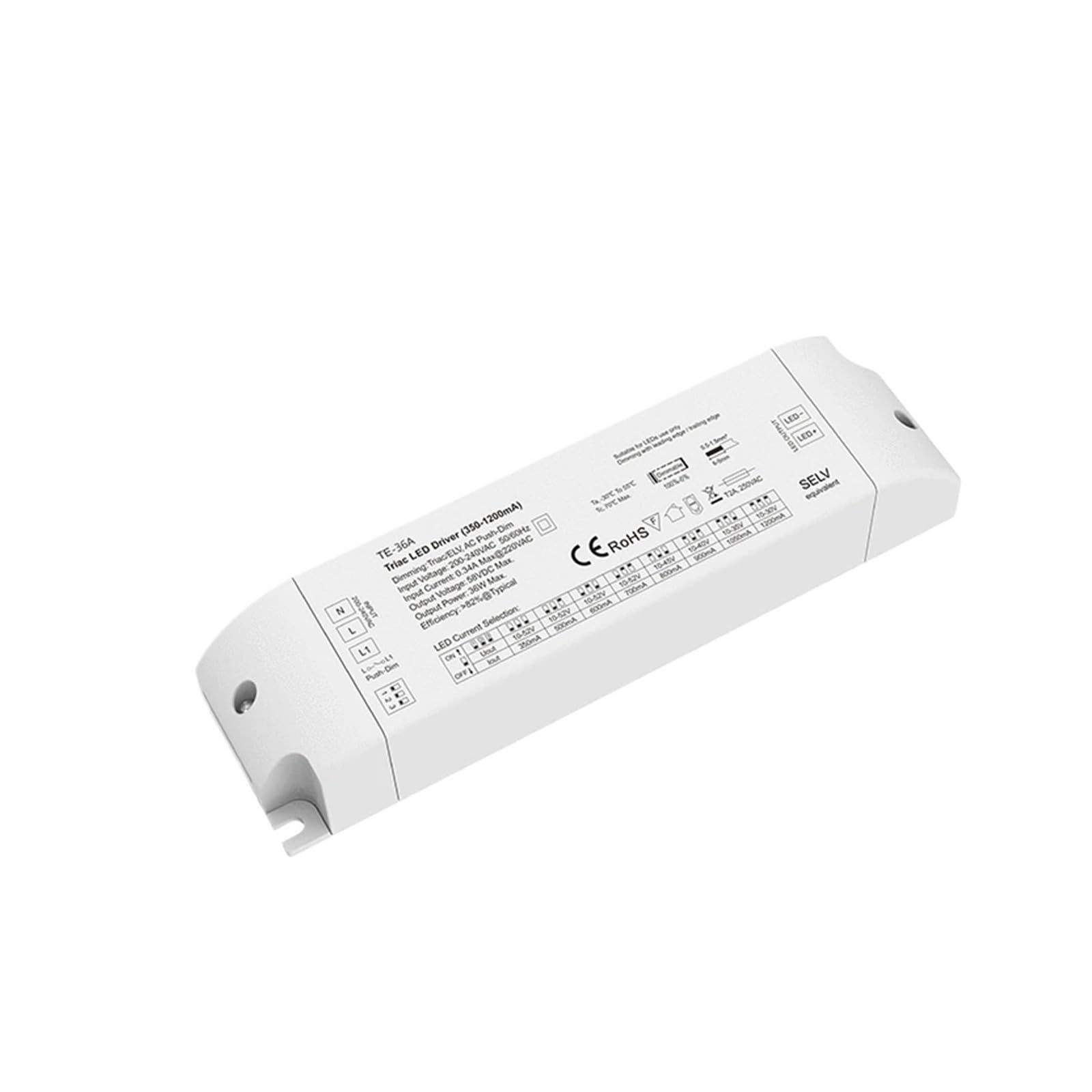 Alimentation à intensité variable pour pilote LED à thyristor 36W - 4