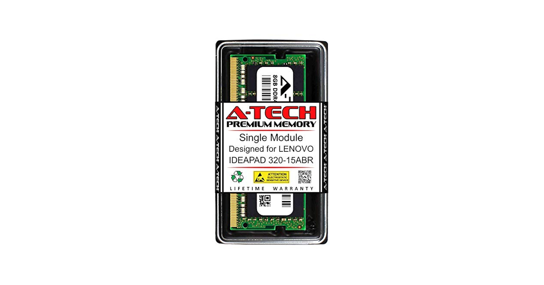 Lenovo ideapad 320-151AP メモリ8GB A-Tech 8GB Module for Lenovo IdeaPad 320-15IAP 80XR