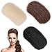 FRCOLOR Charming Volume Hair Inserts and Bump It Up Clips for Women - 3 Pack Hair Padding for Updos, Beehive Styles