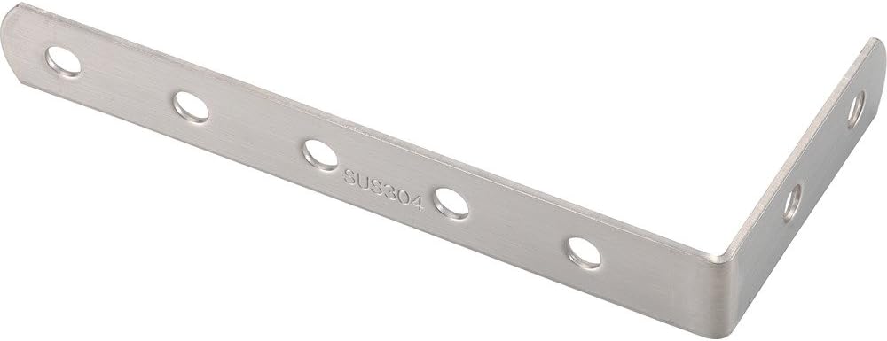 TRUSCO TK19-L6AS Joint Hardware 19L Stainless Steel Dimensions 35.0 x 3.5 inches (89 x 89 mm), Number of Holes: 6